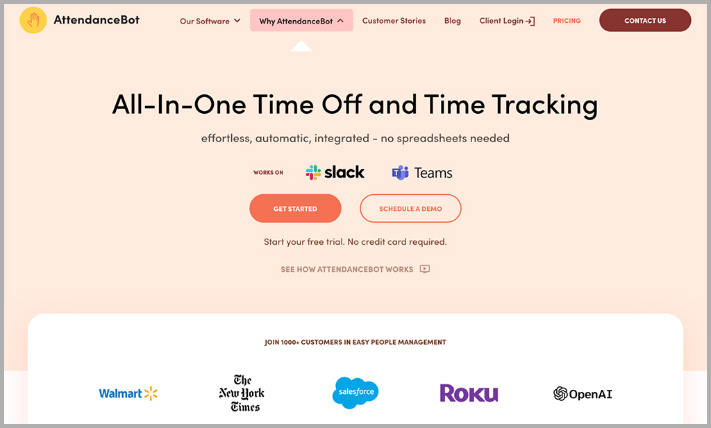 AttendenceBot for leave tracking on Slack