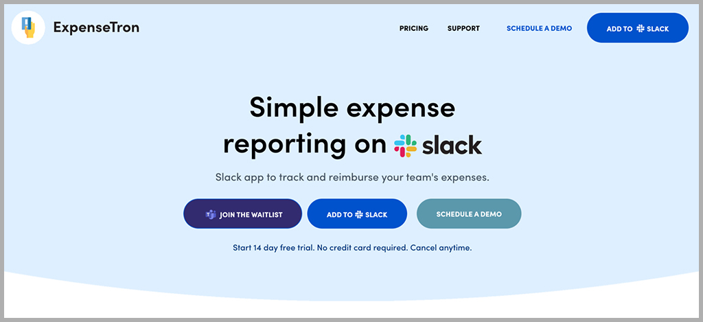 ExpenseTron for efficient expense tracking