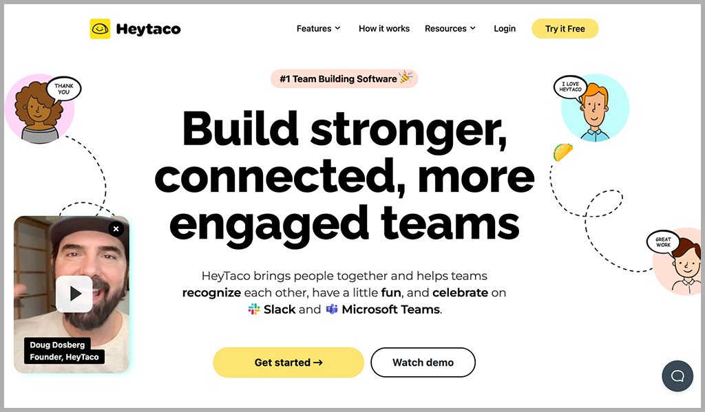 HeyTaco to build deep team relations 