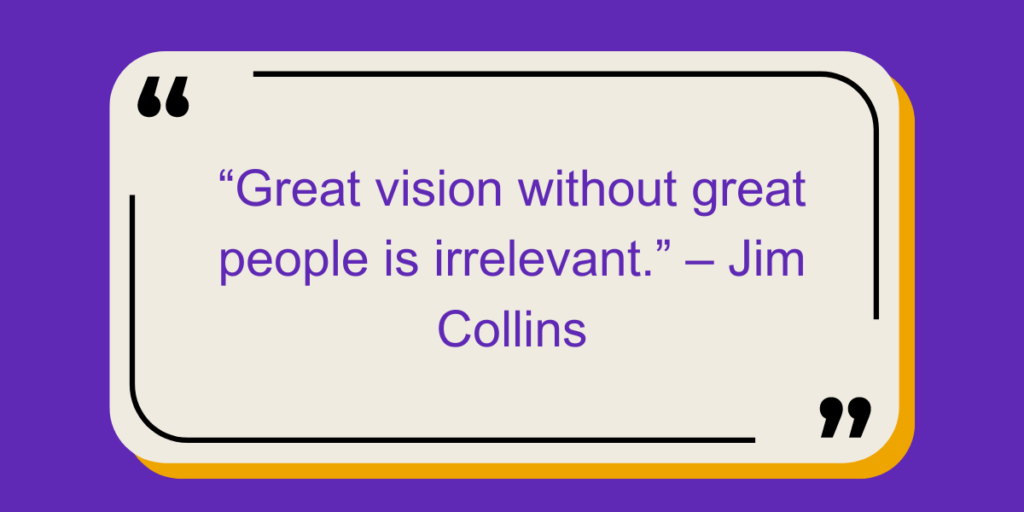 Human resource quotes by Jim Collins
