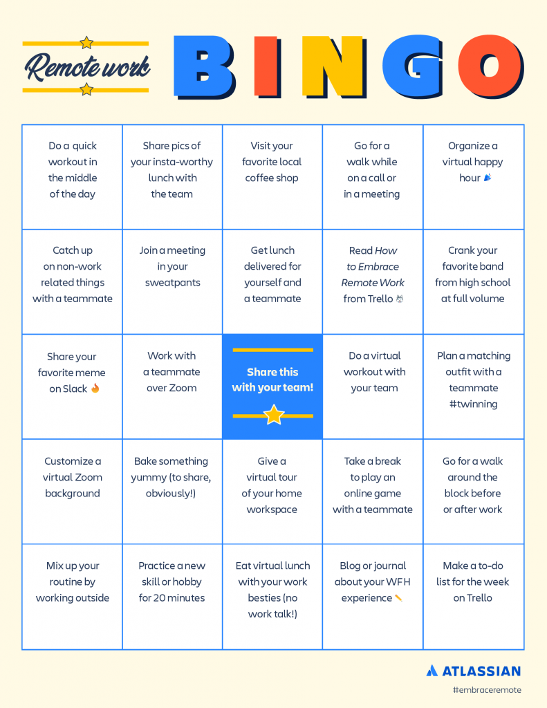 COVID-23: Icebreaker Games for Remote Teams to Build Better With Regard To Ice Breaker Bingo Card Template