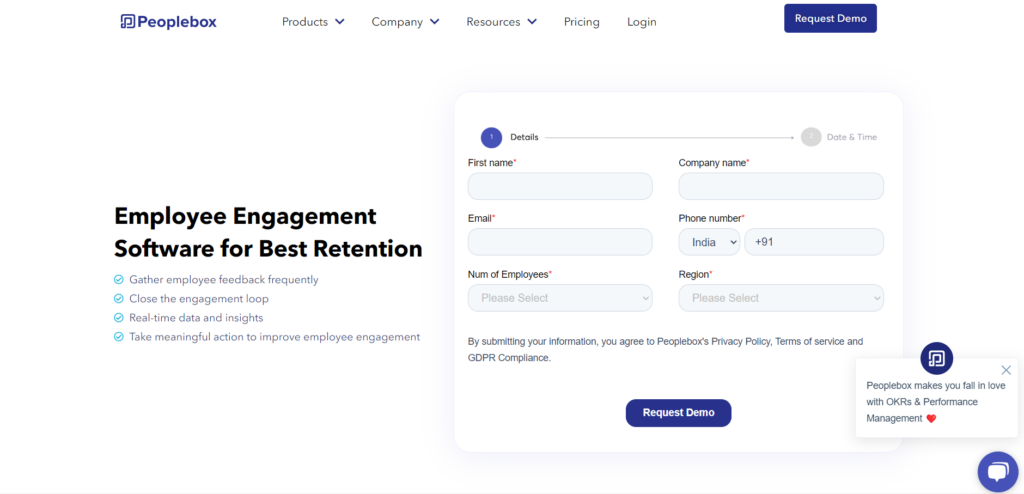 Peoplebox - Employee Engagement Software