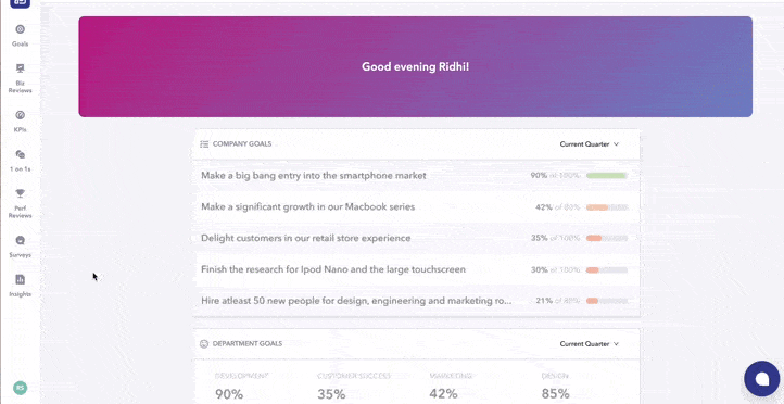 Creating surveys in Peoplebox is easy