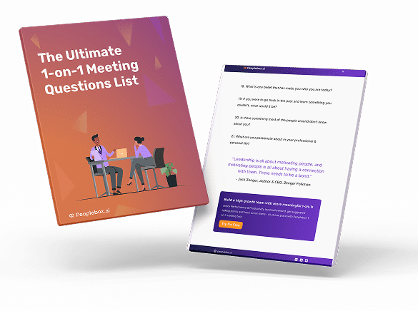 The Ultimate 1-on-1 Meeting Questions List | Peoplebox.ai