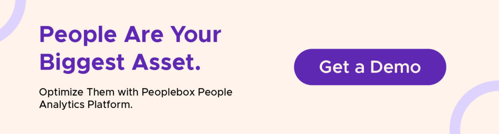 Get a demo of Peoplebox's people analytics platform