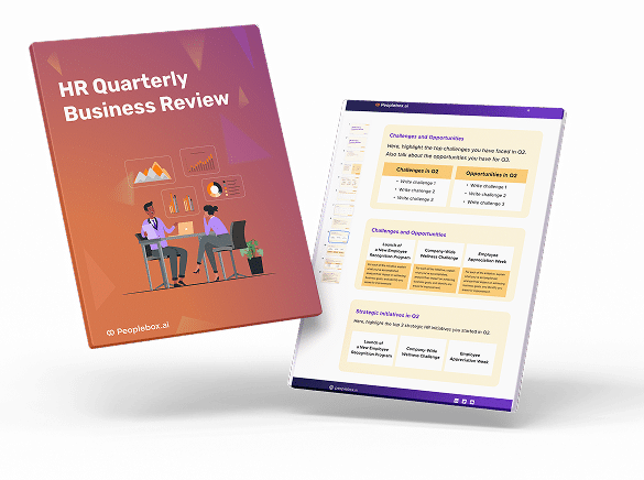HR Quarterly Business Review PAGE | Peoplebox.ai