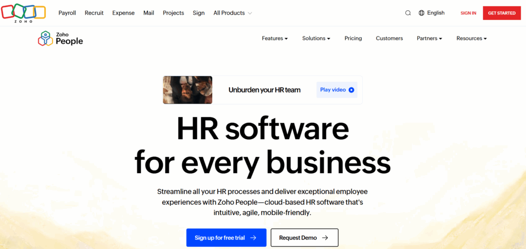 Zoho People 
