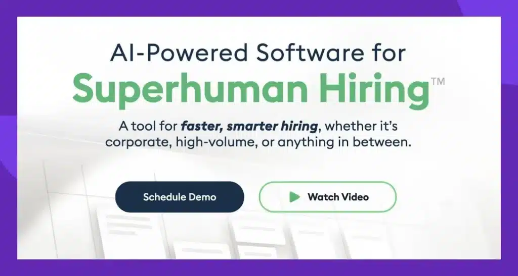 Enterprise-scale hiring